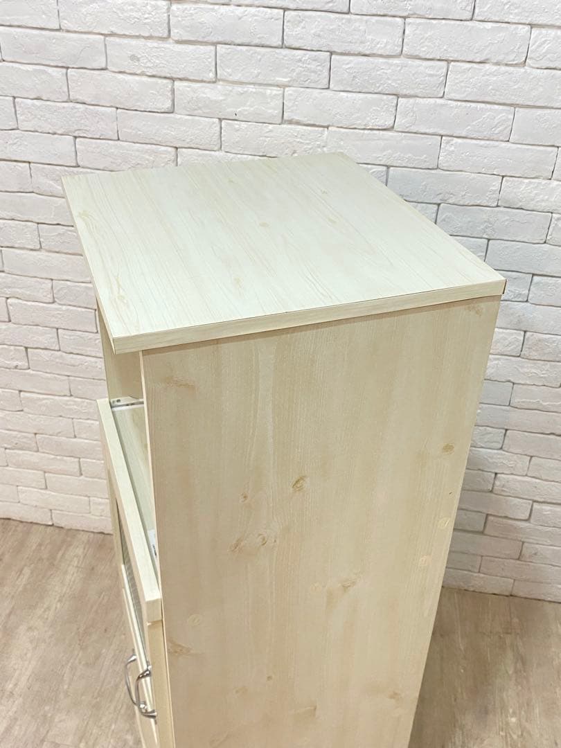 【わたあめ】定価4万円　食器棚 レンジ台 ラック キッチン 棚