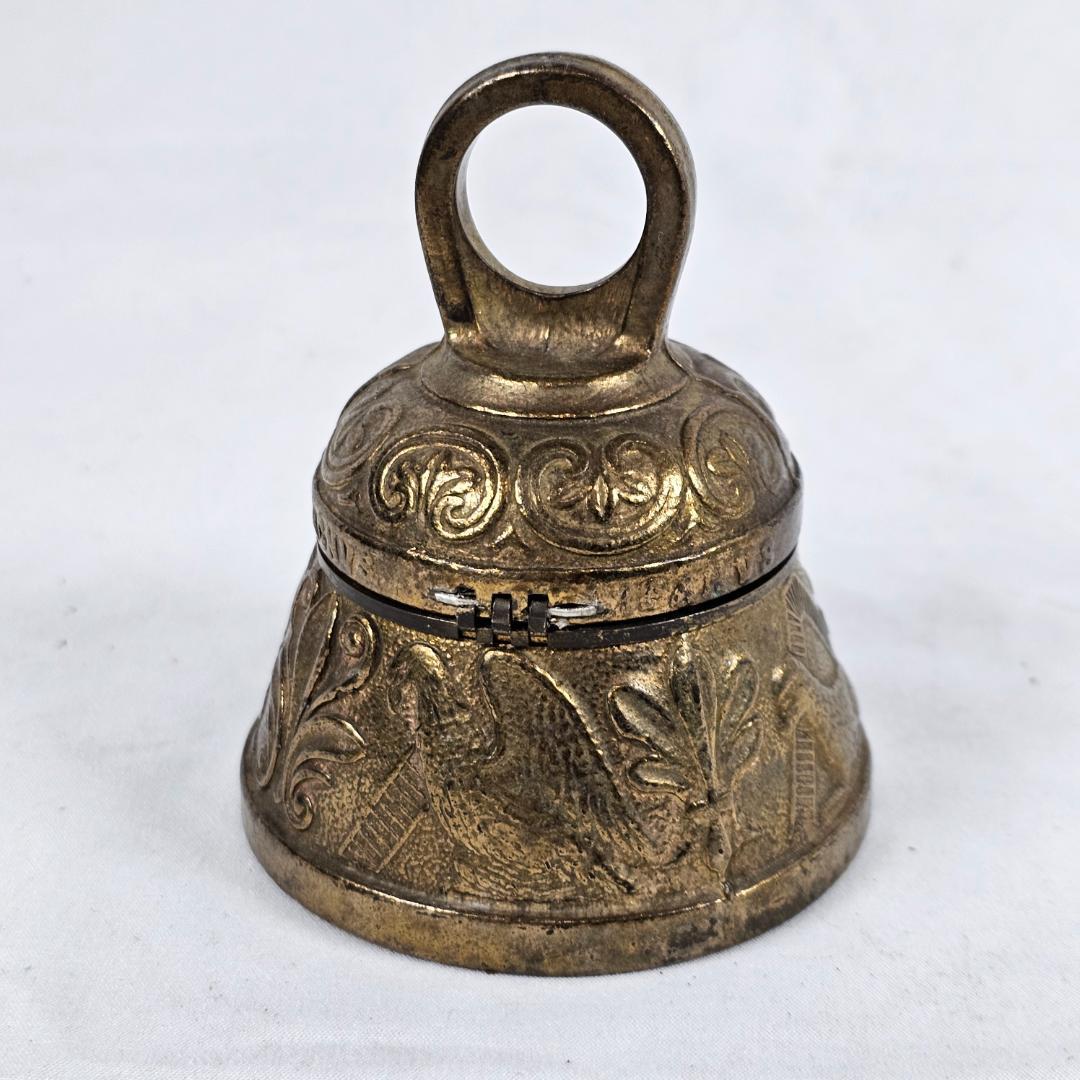 希少 ルーピング 8日間巻き ベル型置時計 スイス製