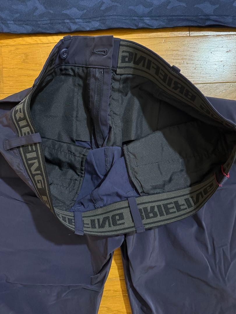 BRIEFING 迷彩柄ポロシャツ＆ショートパンツセット