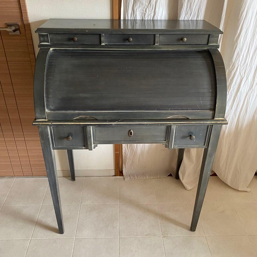 北欧　デスク　蛇腹　アンティーク　フランス　ライティングビューロー　ヴィンテージ