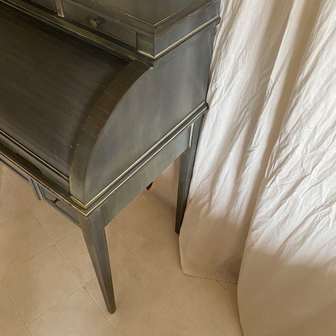 北欧　デスク　蛇腹　アンティーク　フランス　ライティングビューロー　ヴィンテージ