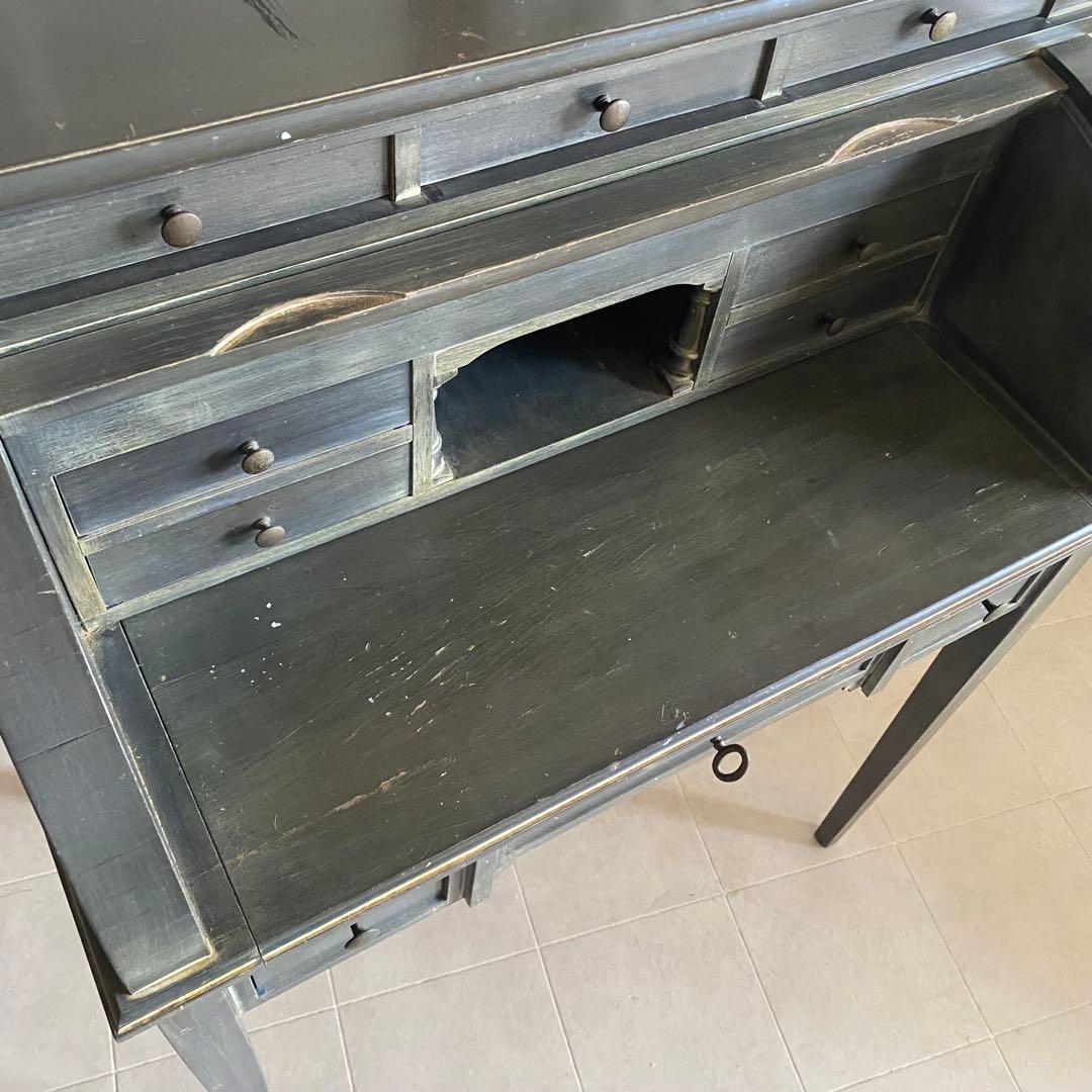 北欧　デスク　蛇腹　アンティーク　フランス　ライティングビューロー　ヴィンテージ