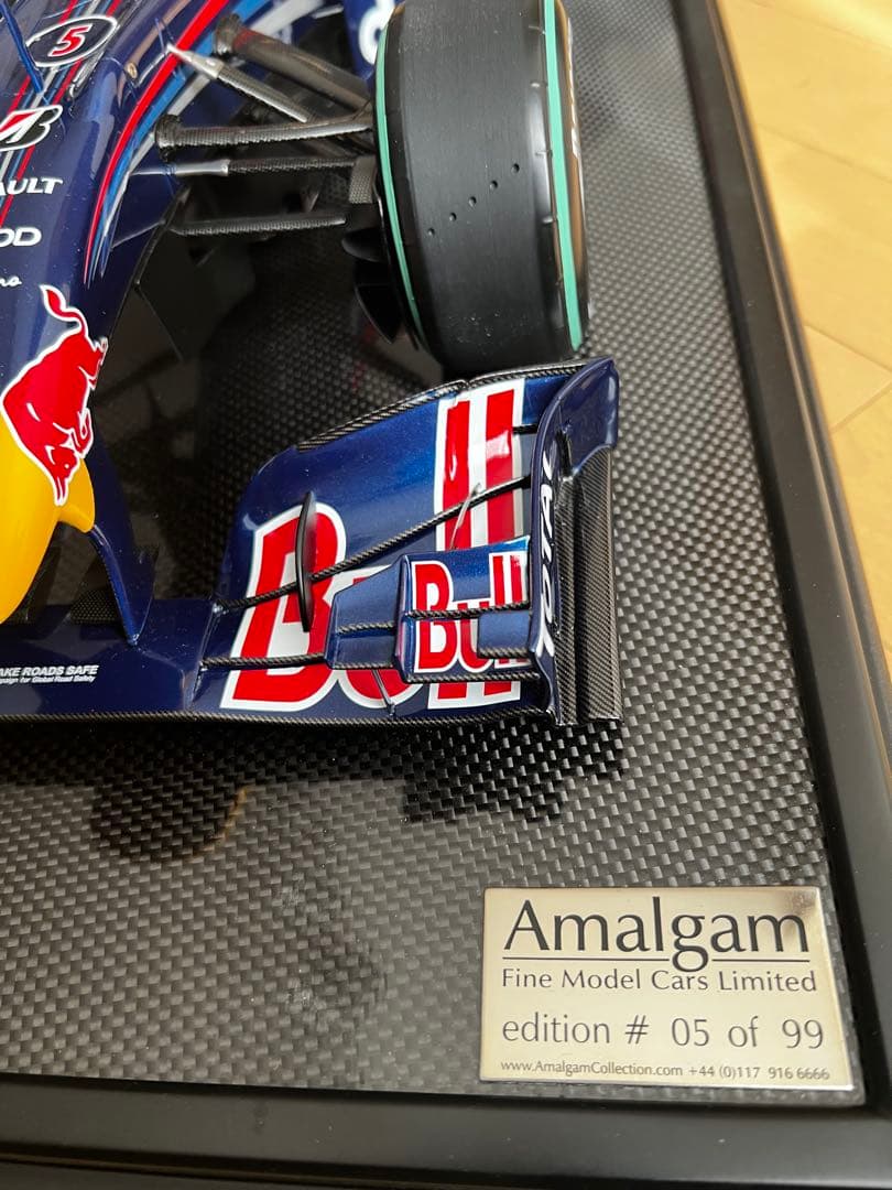 美品 アマルガム 1/8 レッドブル RB6 2010 アブダビGP ベッテル