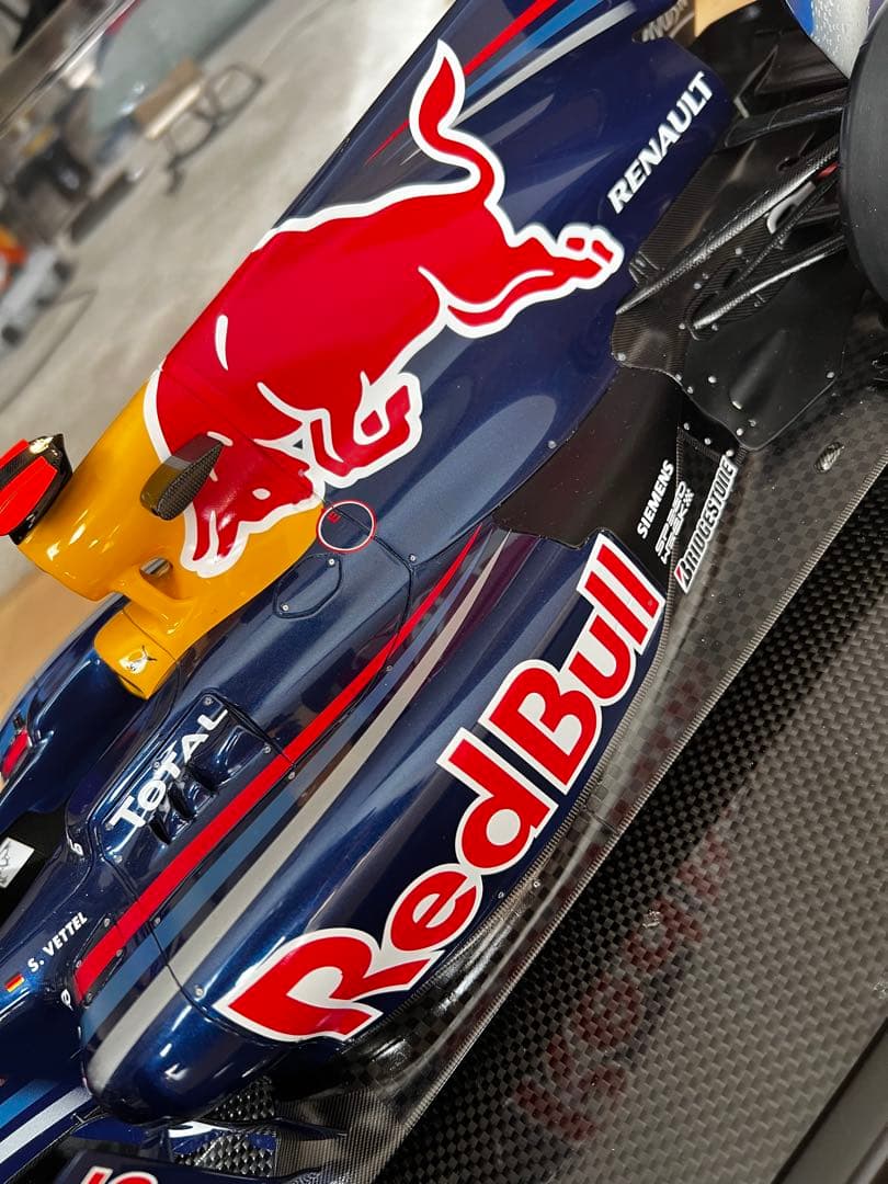 美品 アマルガム 1/8 レッドブル RB6 2010 アブダビGP ベッテル