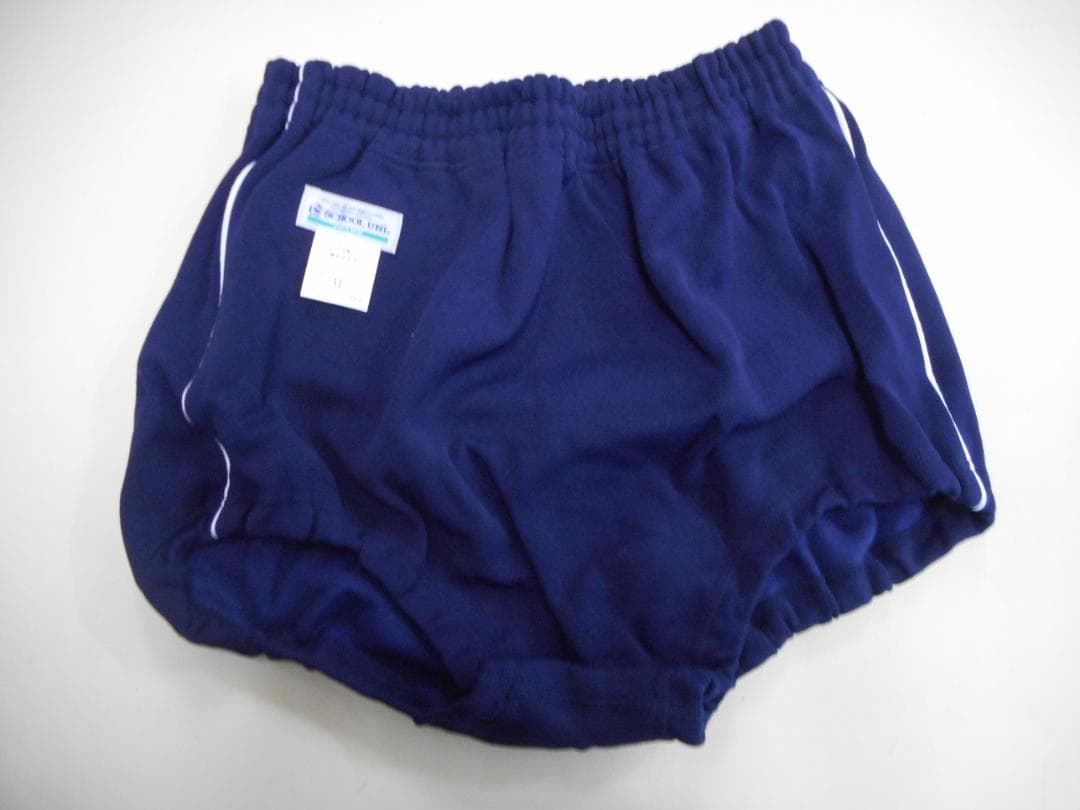 SCHOOL UNI 陸上用パンツ ブルマー　3L ネイビー　ライン入り