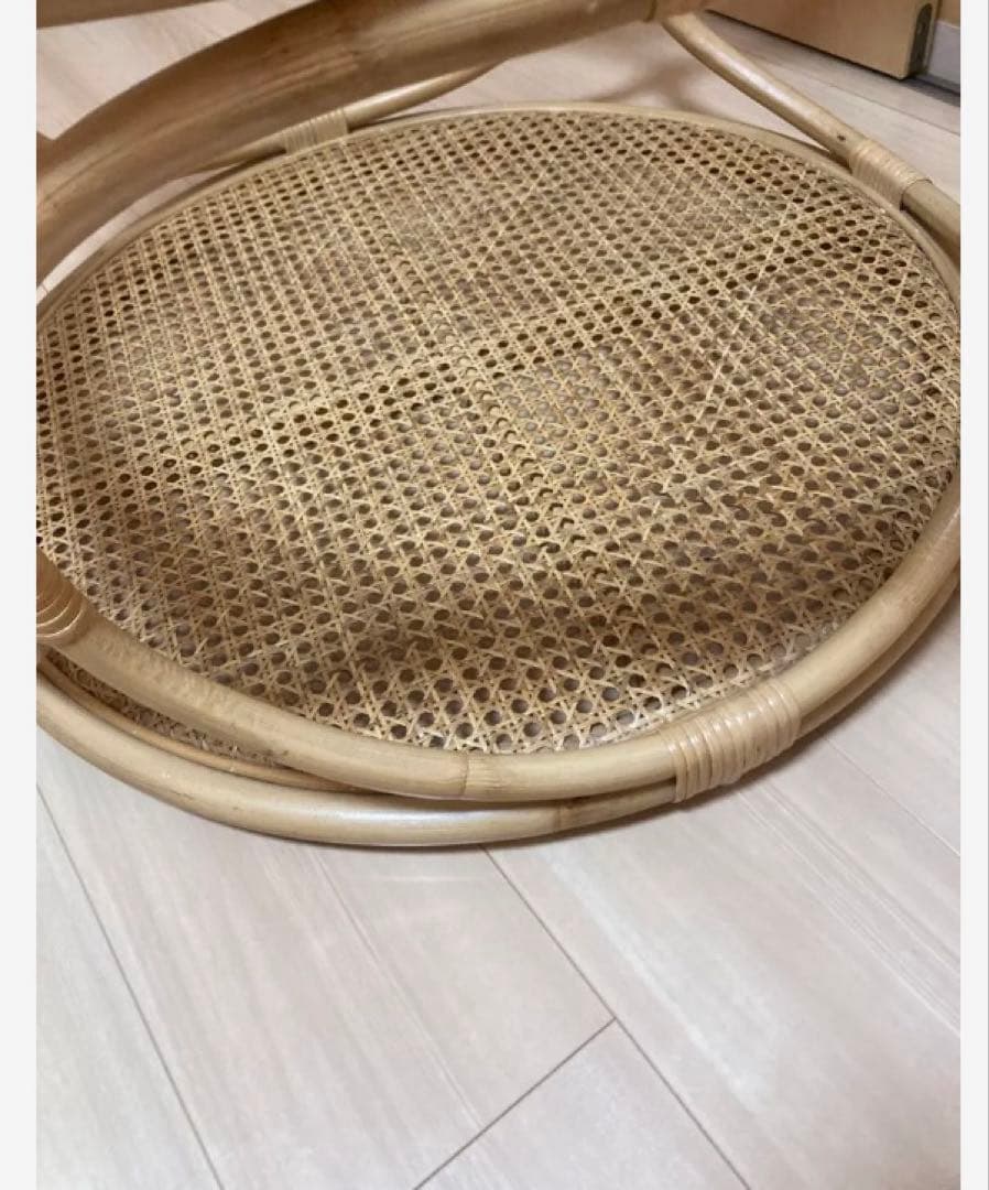 unico ウニコ　WEAVA センターテーブル ナチュラル　ラタン　ガラス