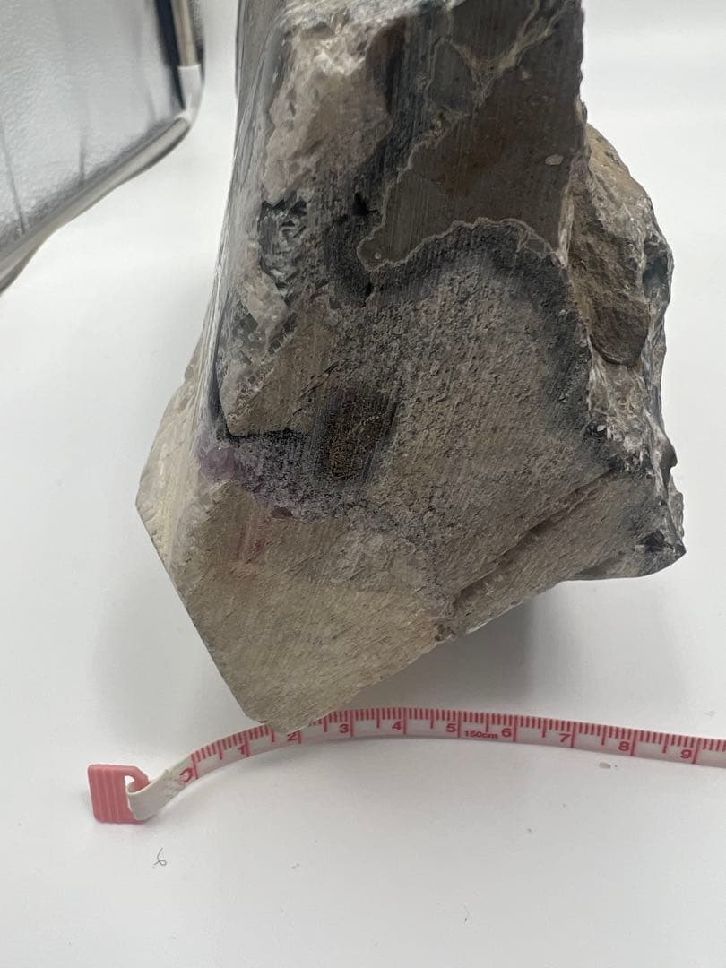 【極大・希少】アメジスト 原石 3.1kg カルサイト共生 クラスター 浄化