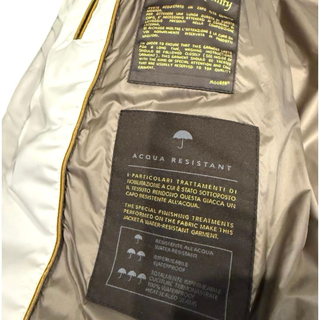 ムーレー　BR別注　ゴールドパーツ　ダウンベスト　FIRE-WKO アイボリー