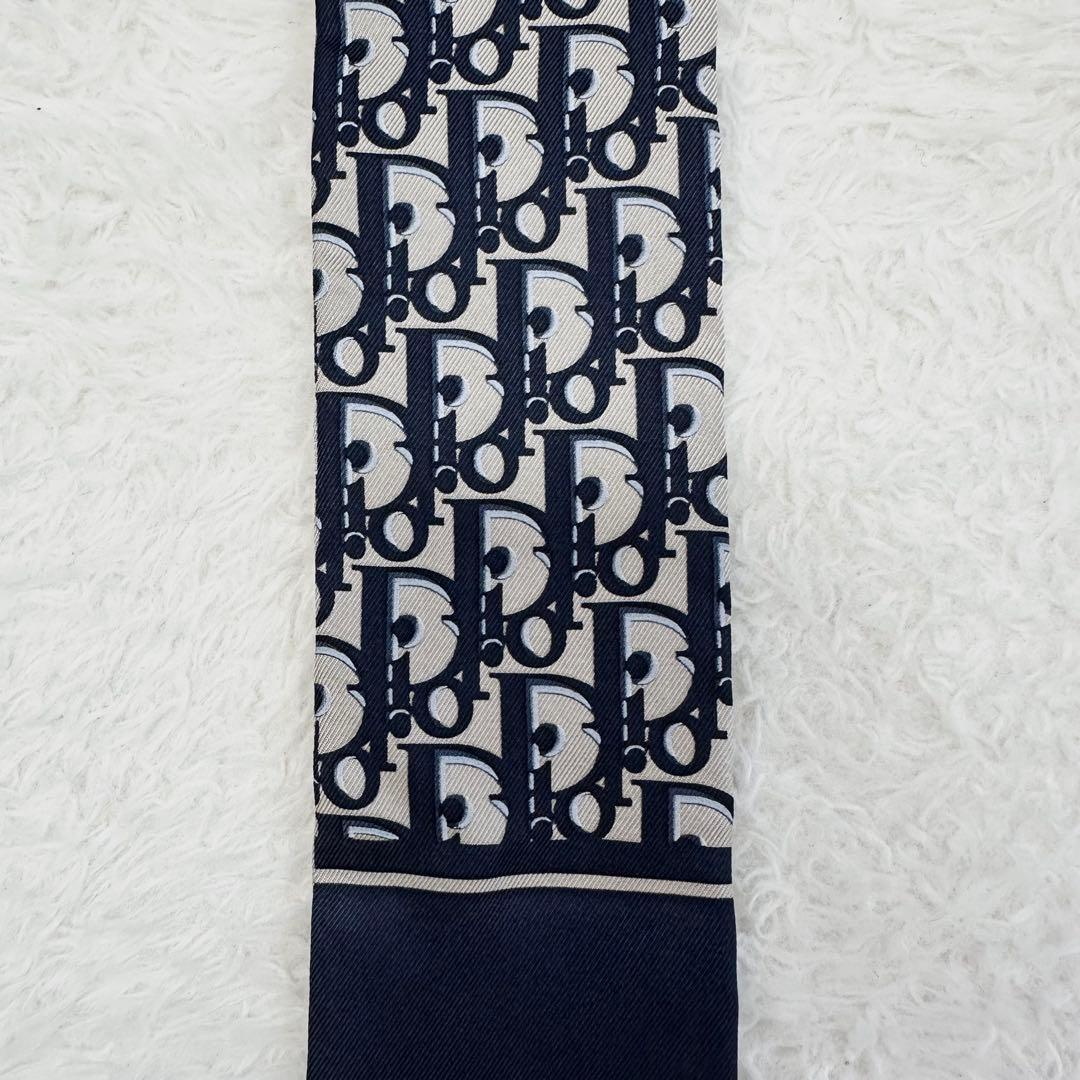 美品✨Dior ディオール ミッツァ スカーフ ネイビー トロッター ジャドール