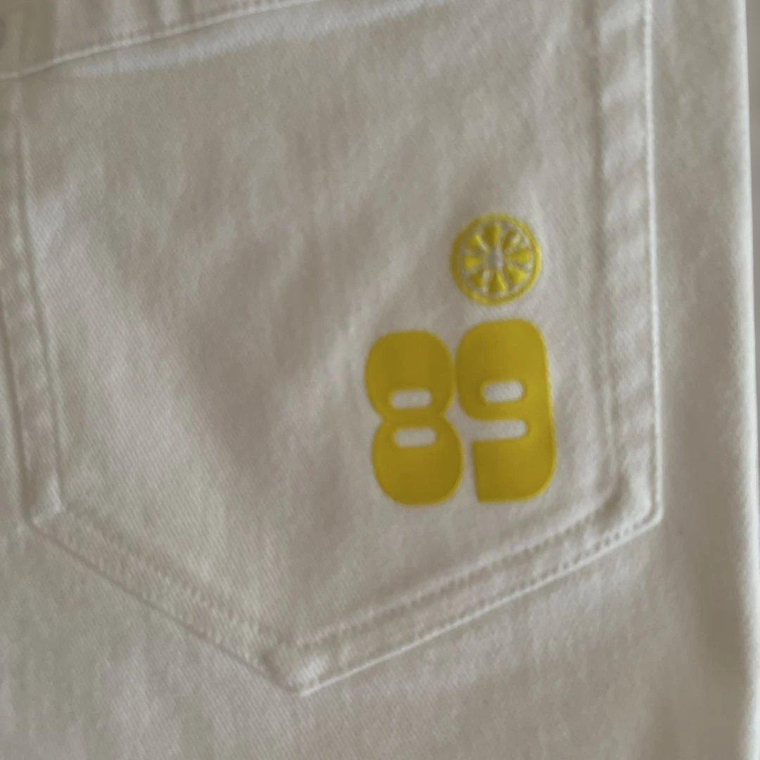 PEARLYGATESレモン柄 イエローポロシャツとレモン柄ショートパンツセット