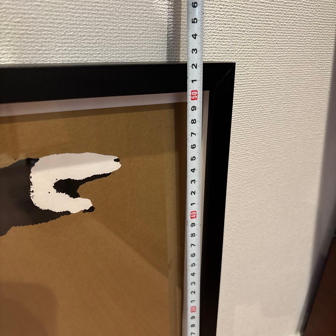 Banksy 花束を投げる男　ゴールド　wcp