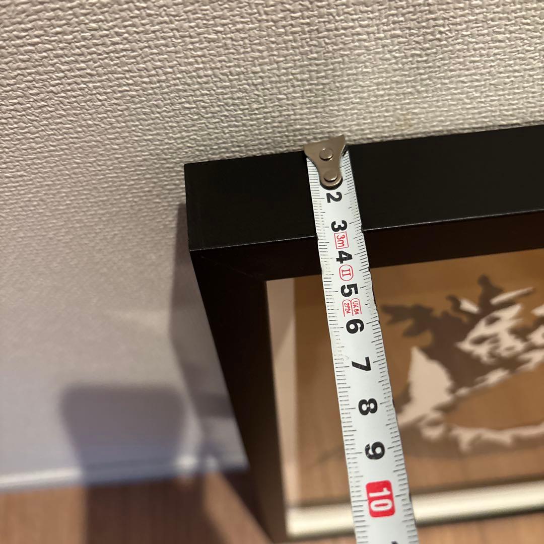 Banksy 花束を投げる男　ゴールド　wcp