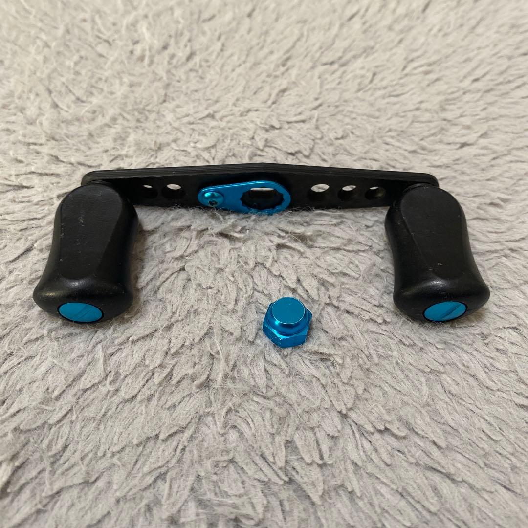 KTF 軽量カーボンハンドル　シマノ用　左ナット付属　80ミリ