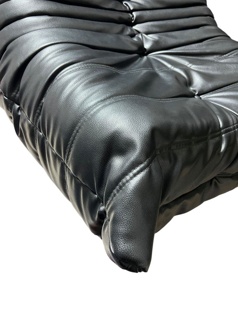 正規品 リーンロゼ トーゴ 1P ブラック レザー 合皮 ligne roset