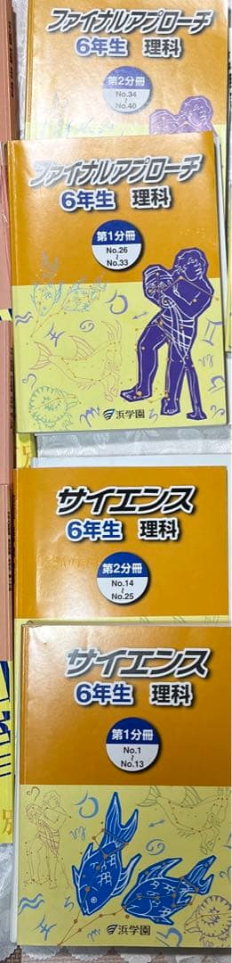 浜学園　小6 （国語・理科・算数）テキストセット（2022年度）
