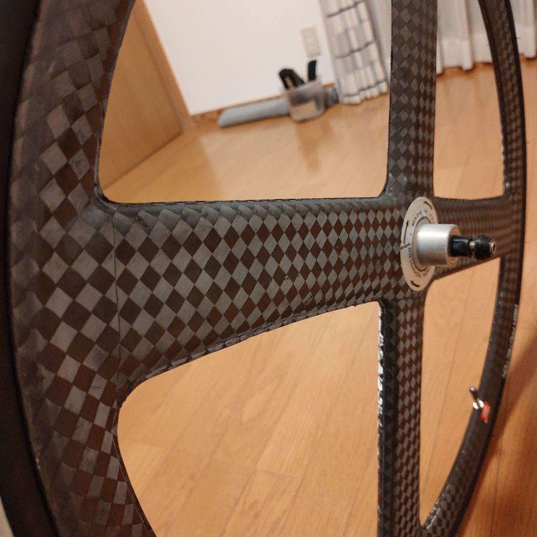 4本バトンホイール　フロント　ピスト　 700c