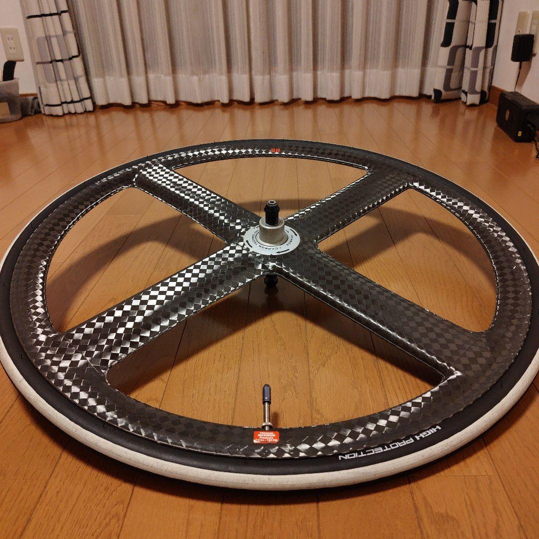 4本バトンホイール　フロント　ピスト　 700c