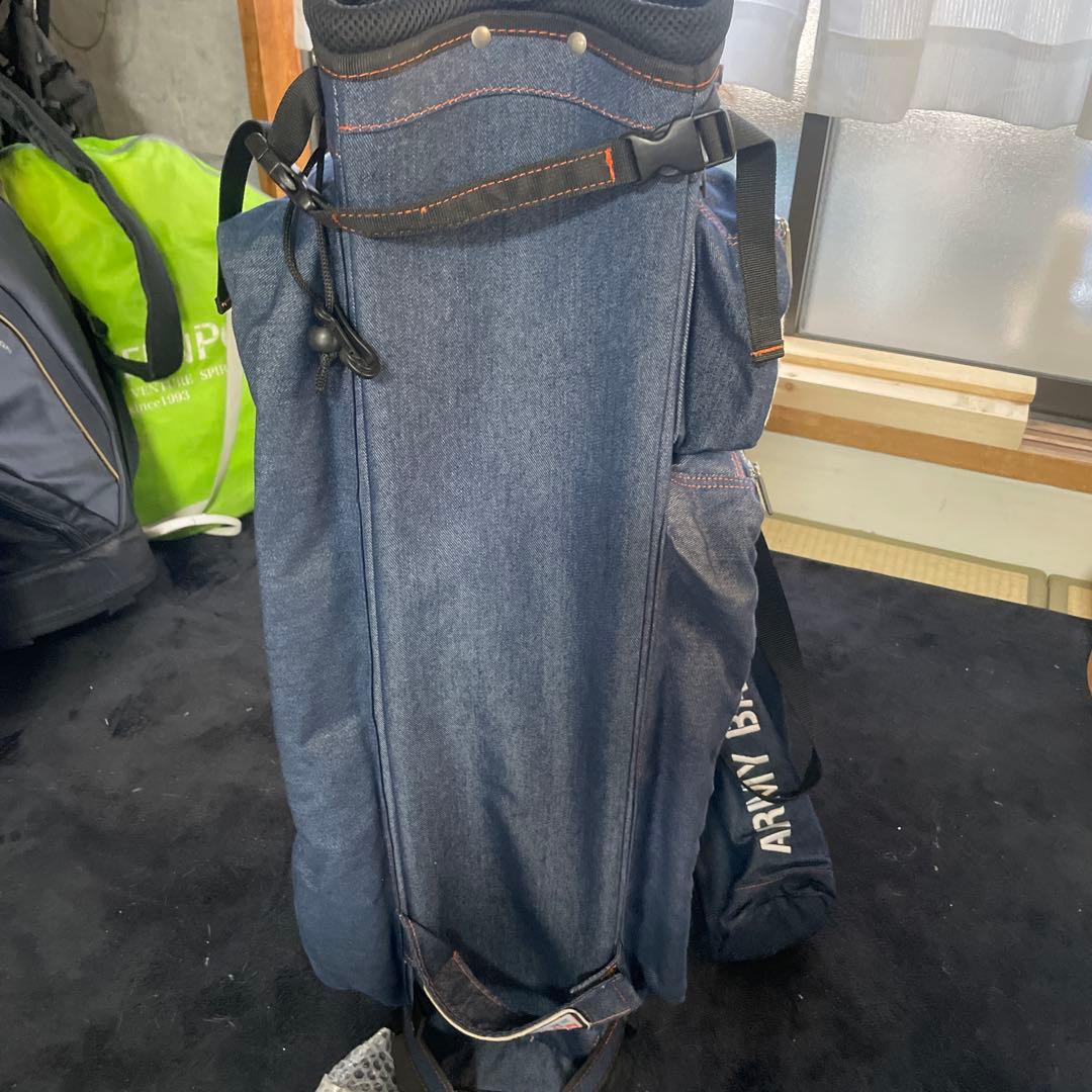 T*9様 希少 デニム生地 アーミーベースコレクション スタンドキャディバッグ