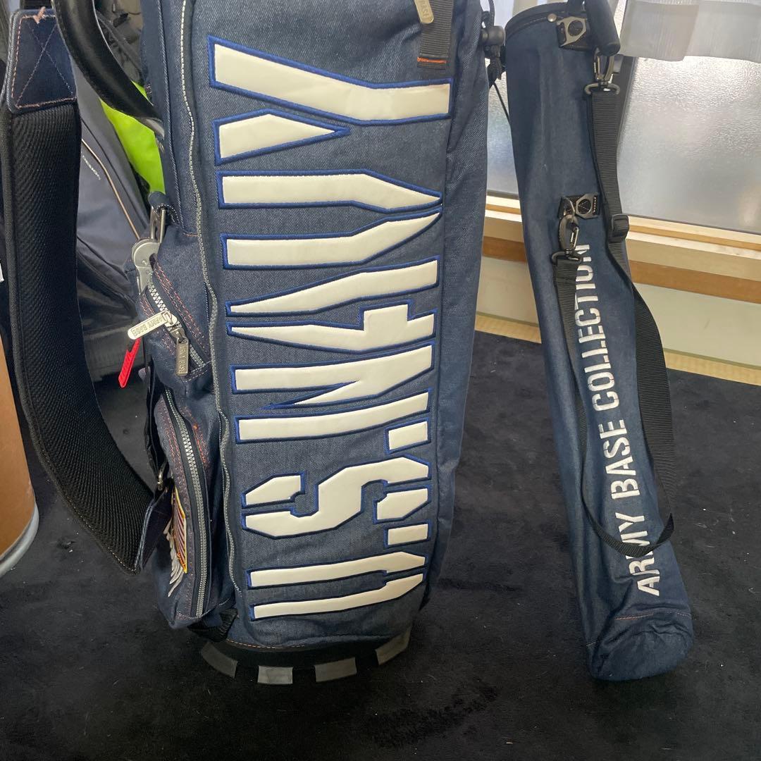 T*9様 希少 デニム生地 アーミーベースコレクション スタンドキャディバッグ