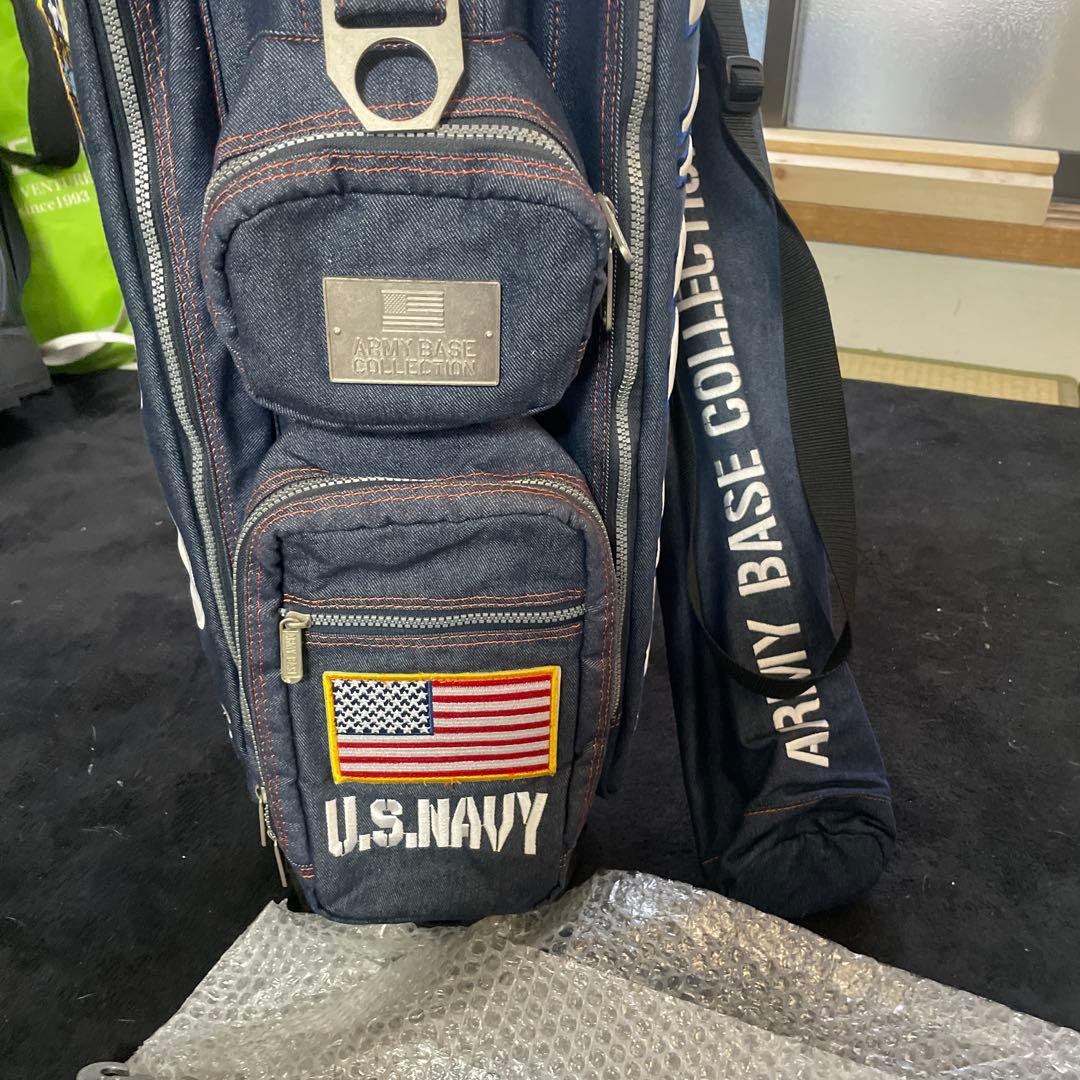 T*9様 希少 デニム生地 アーミーベースコレクション スタンドキャディバッグ