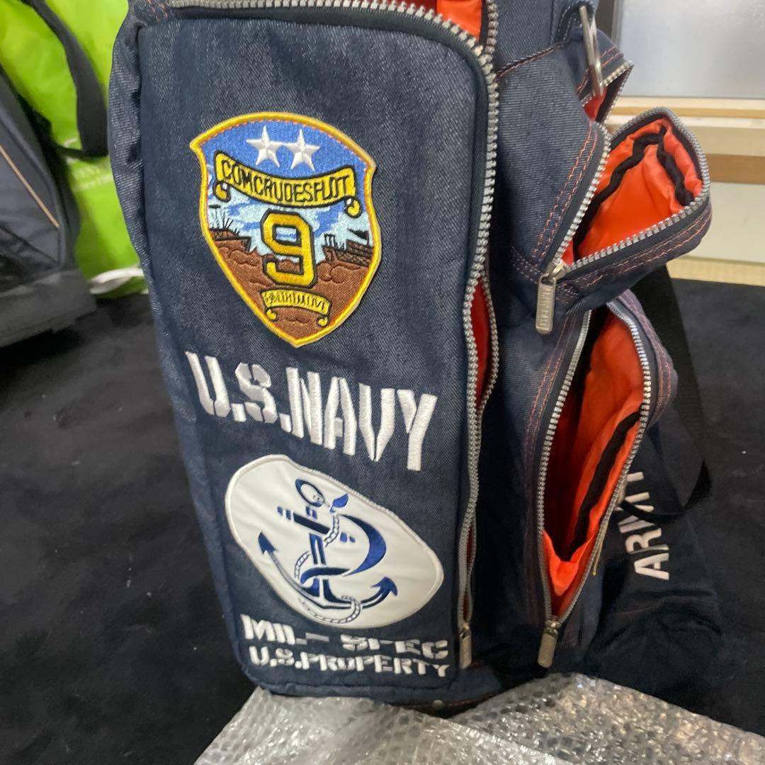 T*9様 希少 デニム生地 アーミーベースコレクション スタンドキャディバッグ