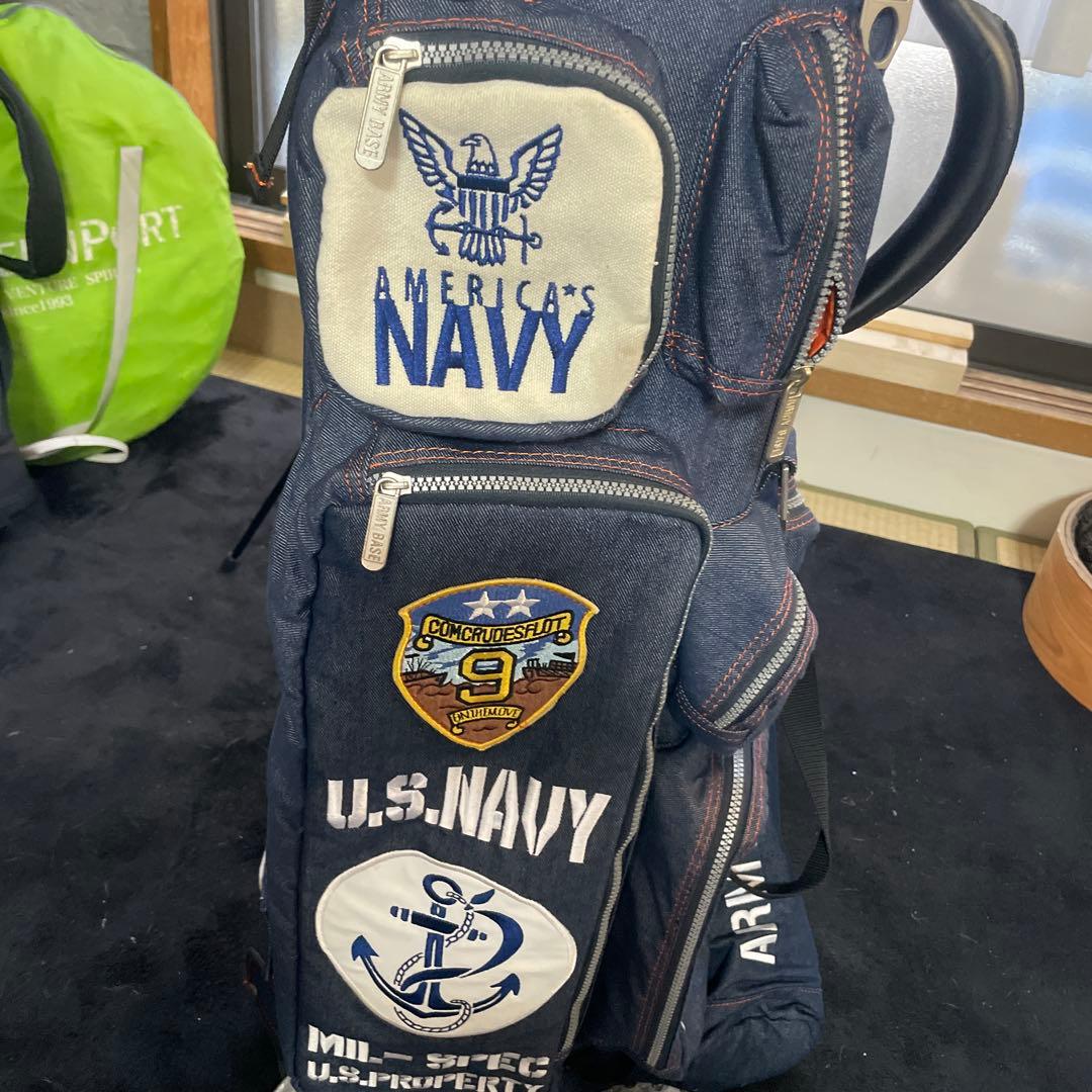 T*9様 希少 デニム生地 アーミーベースコレクション スタンドキャディバッグ