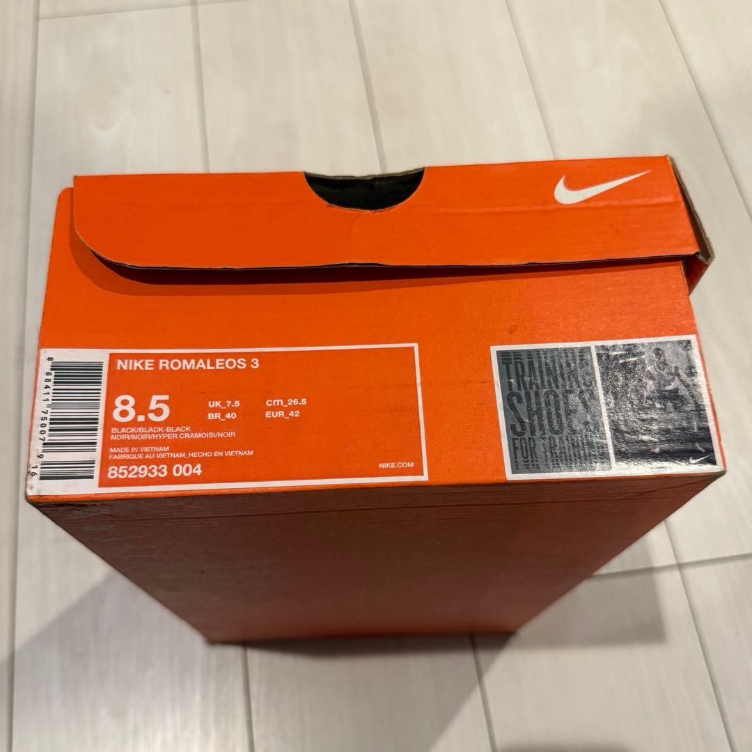 ロマレオス3 NIKE ナイキ　リフティングシューズ　26.5cm 箱あり