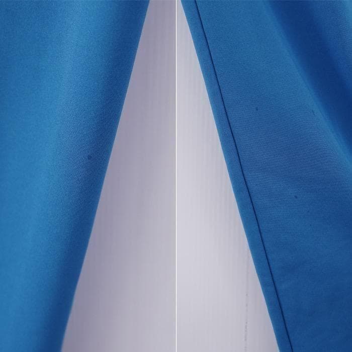 adidas アディダス トラックパンツ 古着 刺繍 L 青 白 12748