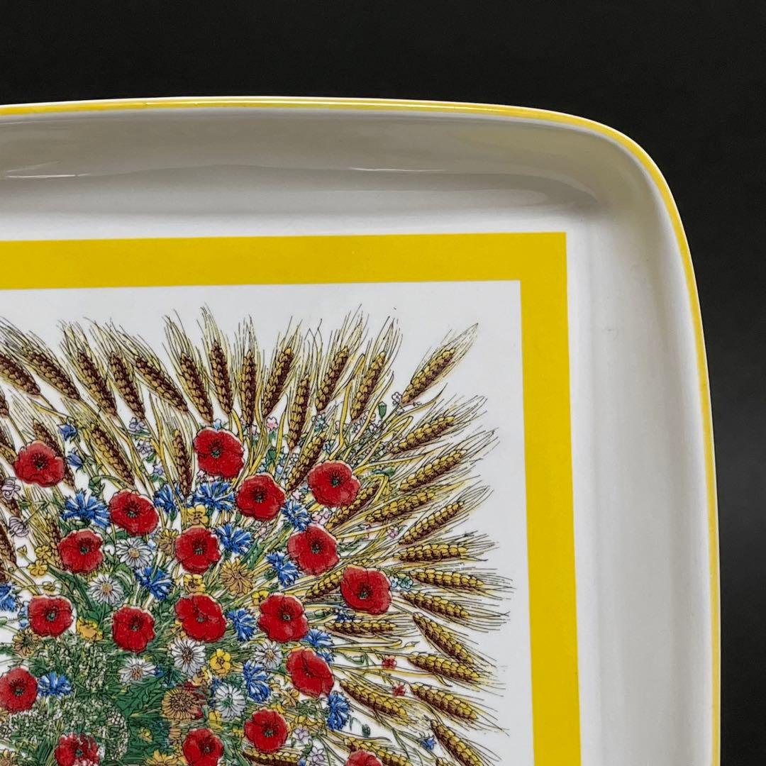 GUCCI グッチ スクエアトレー 花柄 小皿 プレート アクセサリートレー