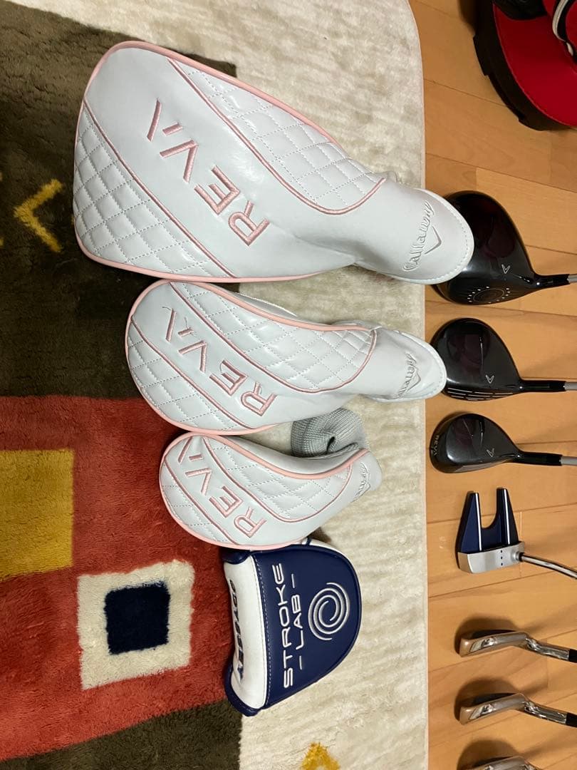 キャロウェイREVAとPEARLY GATES レディース ゴルフクラブセット