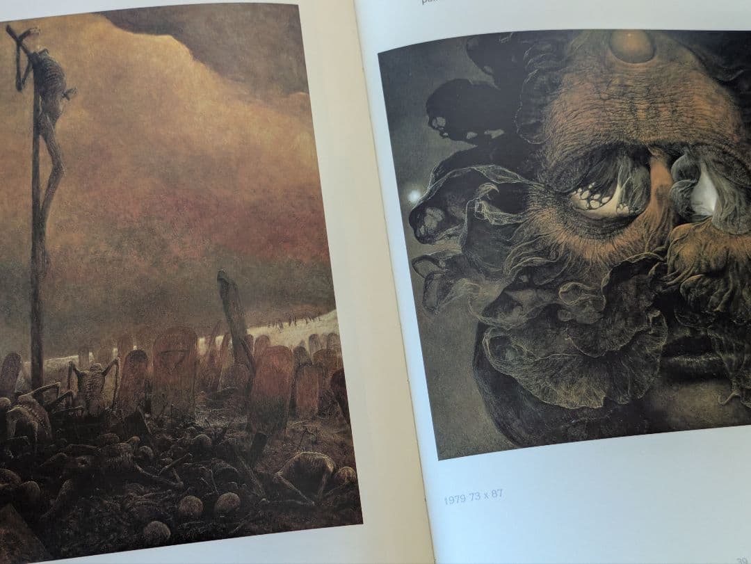 The Fantastic Art of Beksinski ベクシンスキ 画集