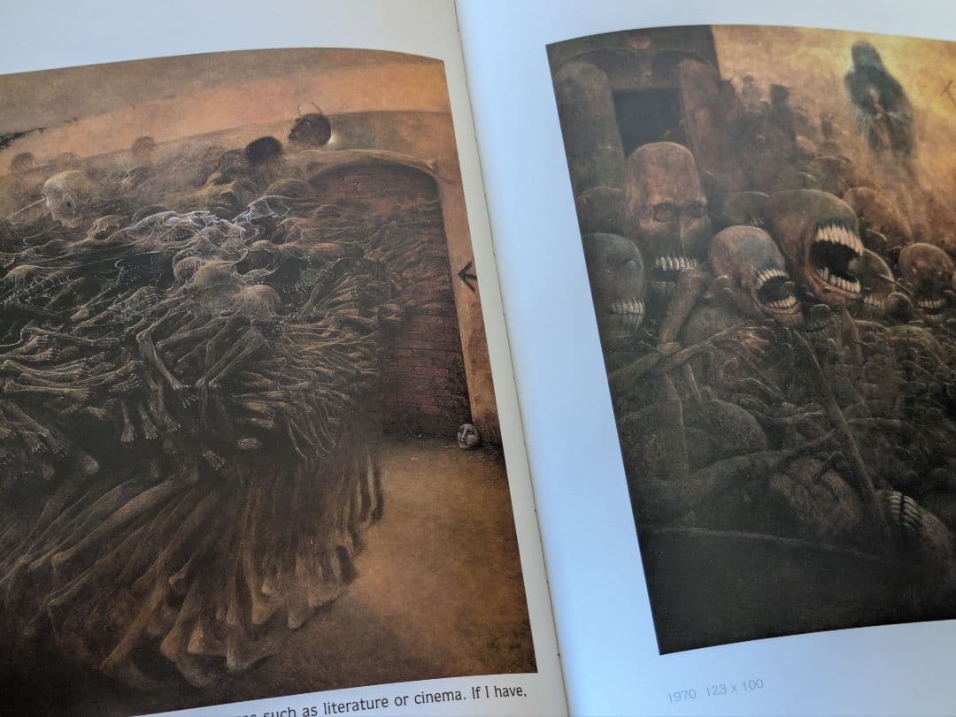 The Fantastic Art of Beksinski ベクシンスキ 画集