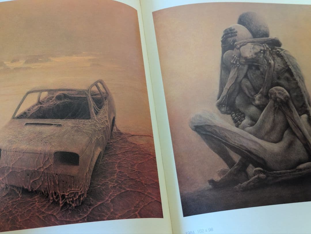 The Fantastic Art of Beksinski ベクシンスキ 画集