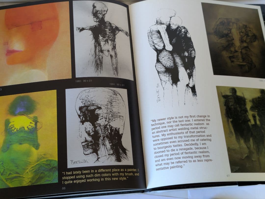 The Fantastic Art of Beksinski ベクシンスキ 画集