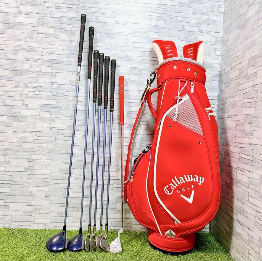 Callaway未使用ゴルフバッグ付き！レディース ゴルフクラブセット