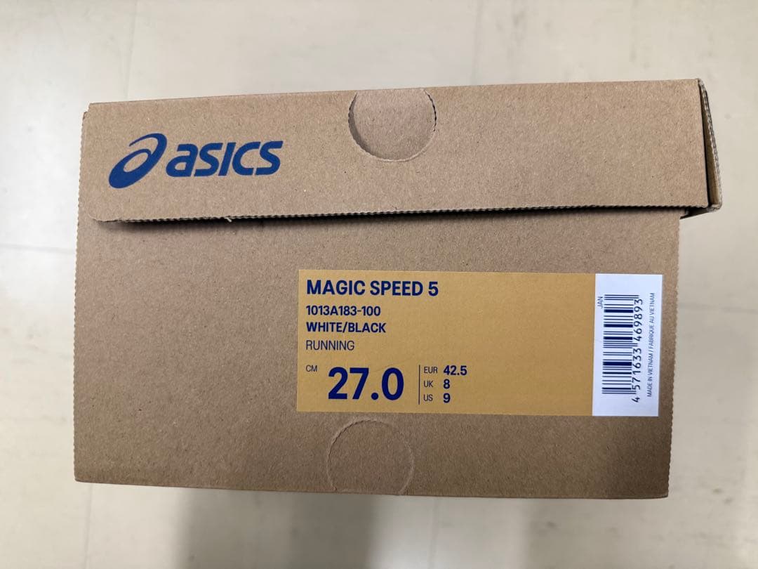 a*j様 アシックス マジックスピード5