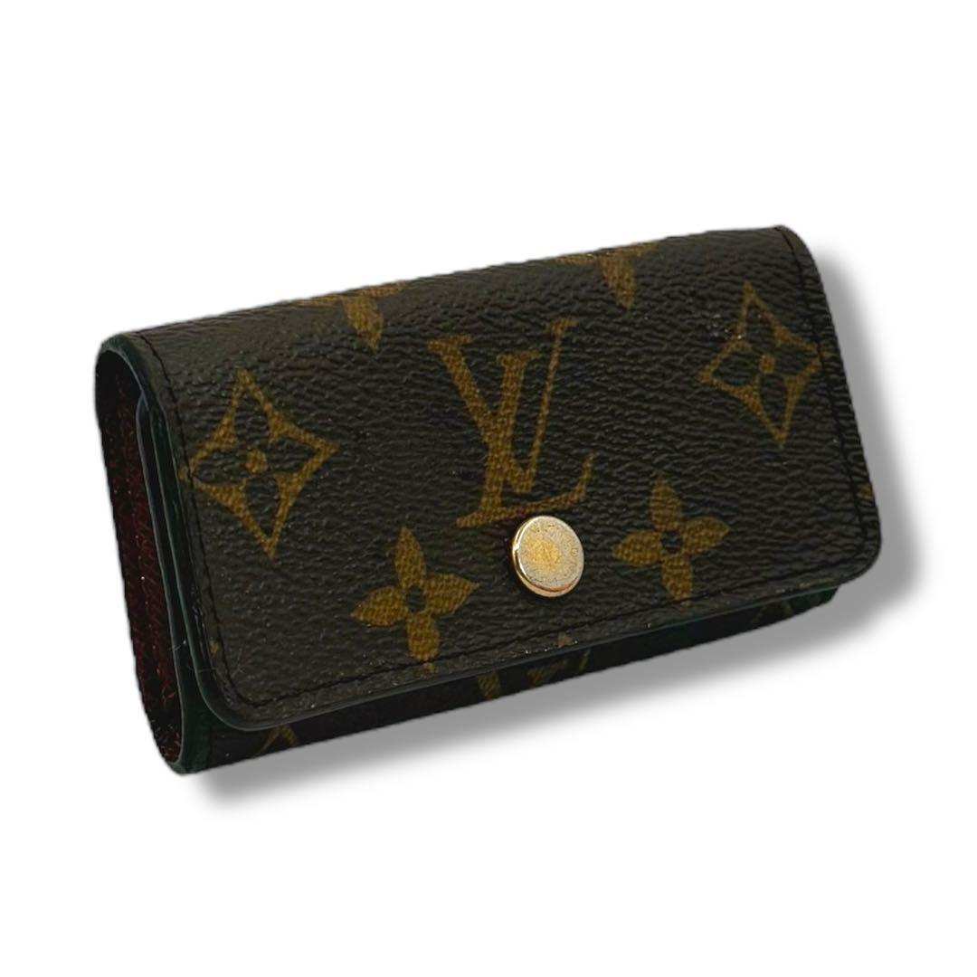 美品 現行 ICチップ搭載　ルイヴィトン キーケース ミュルティクレ4連 男女