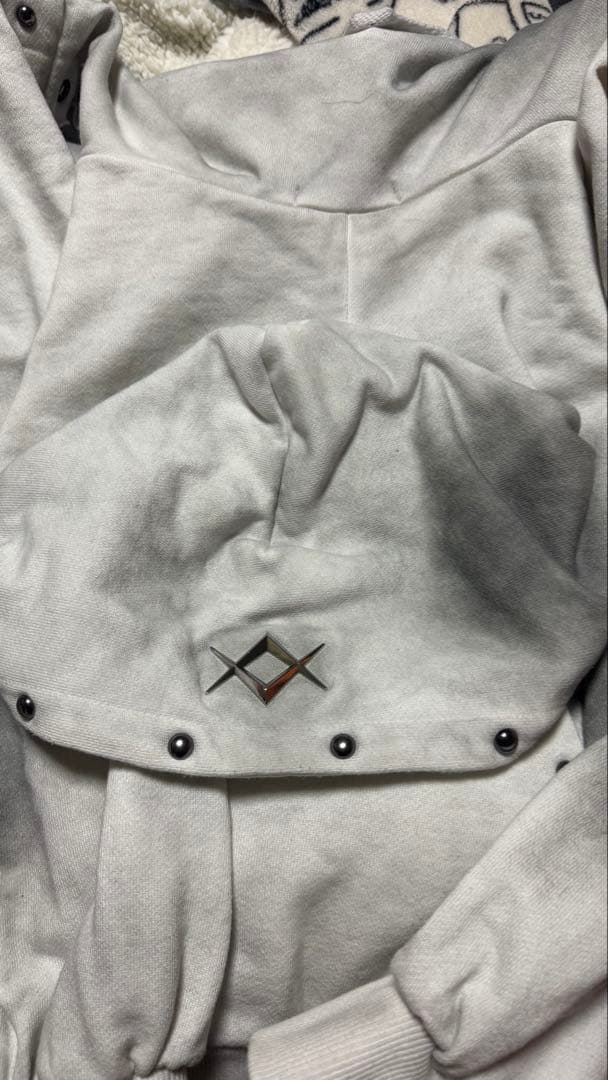 REFLEM レフレム クロスパッチ2WAY セパレートスリーブZIPパーカー