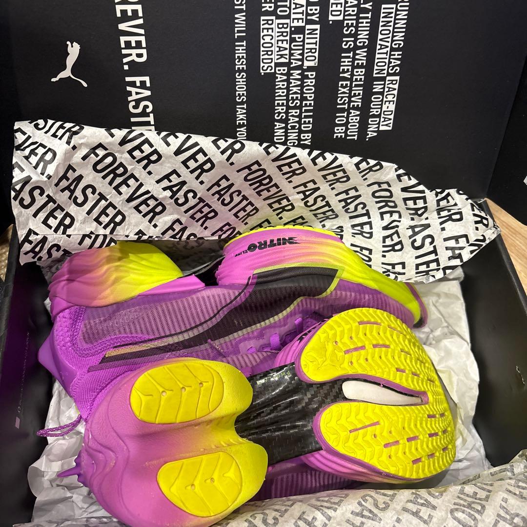 美品PUMAランニングシューズ