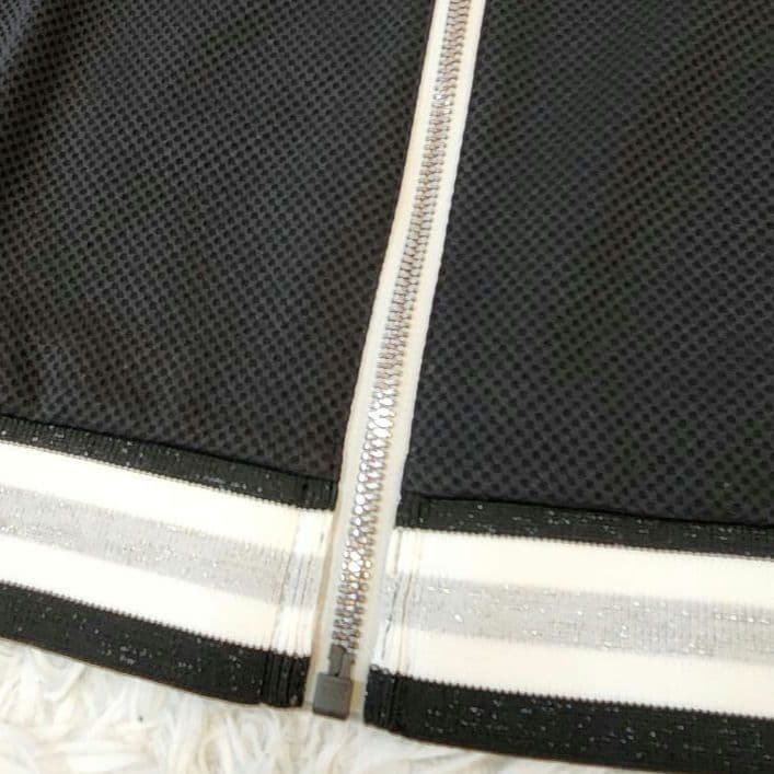 ✨タグ付未使用品✨LANVIN SPORT フルジップゴルフジャケット 黒 38