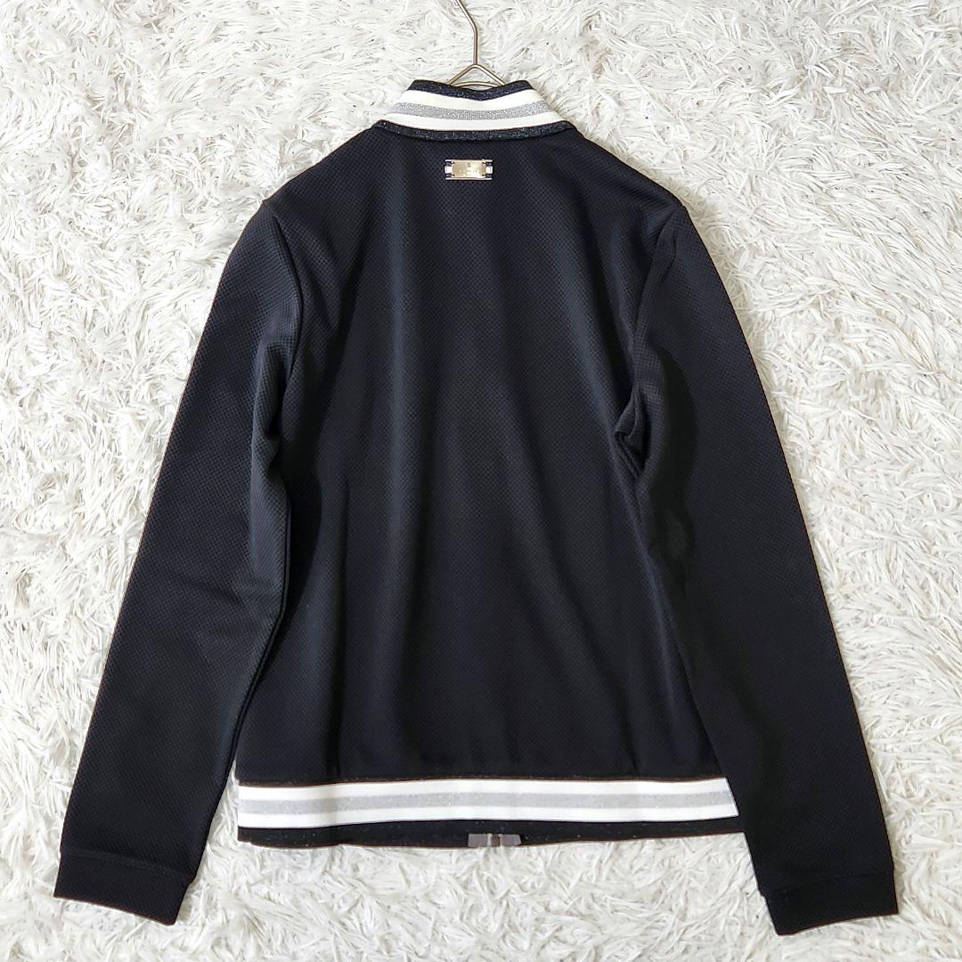 ✨タグ付未使用品✨LANVIN SPORT フルジップゴルフジャケット 黒 38