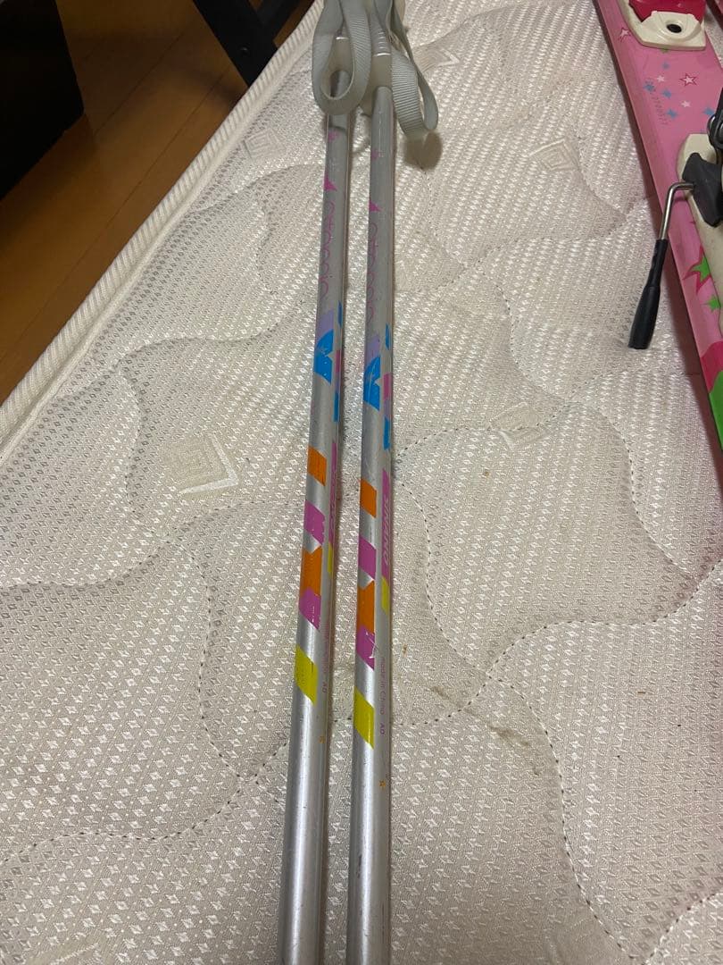 スキーセット　ガールズ　板120cm/ブーツ23cm 中古