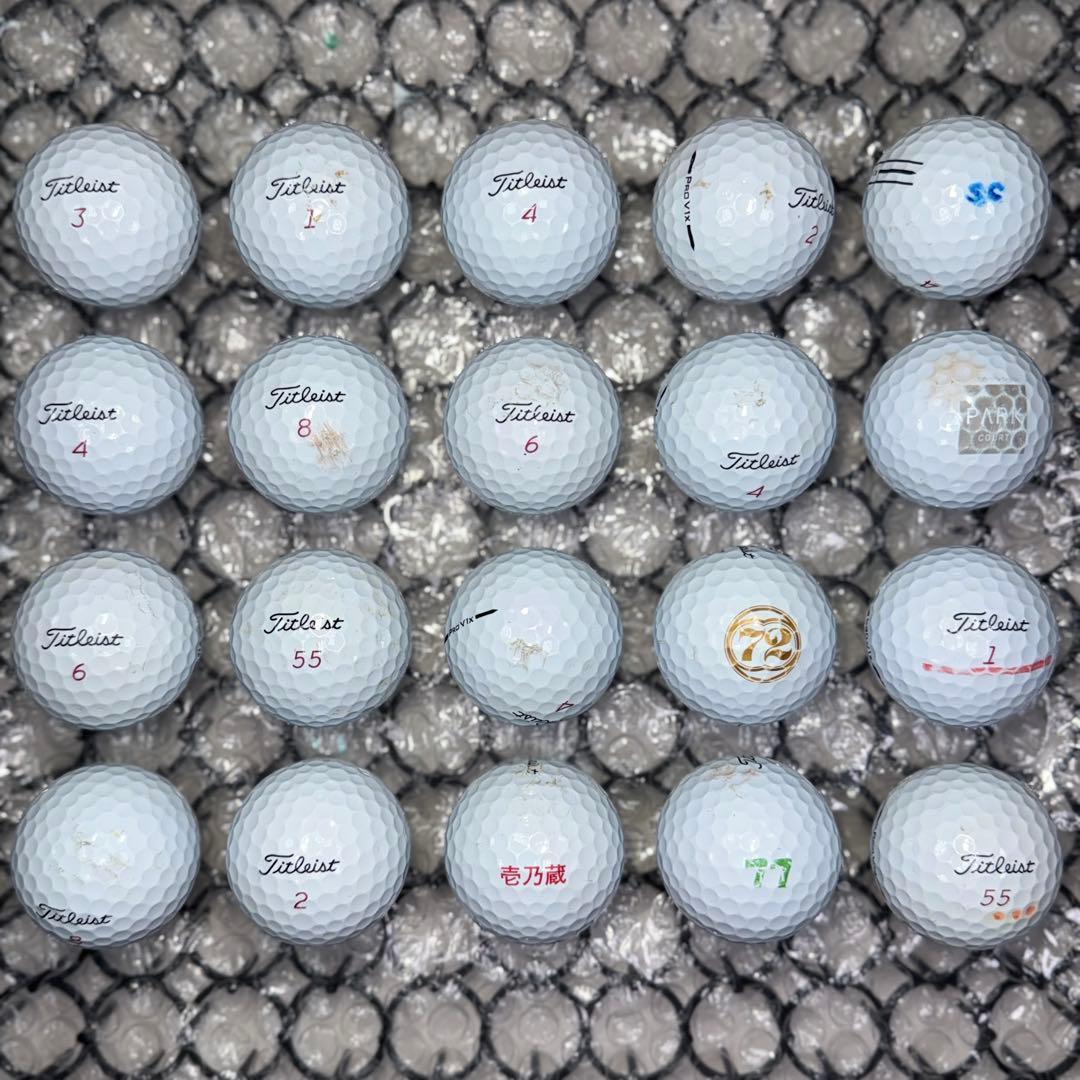 ゴルフボール タイトリスト pro v1x 20球 Aランク 76 おまけ付き