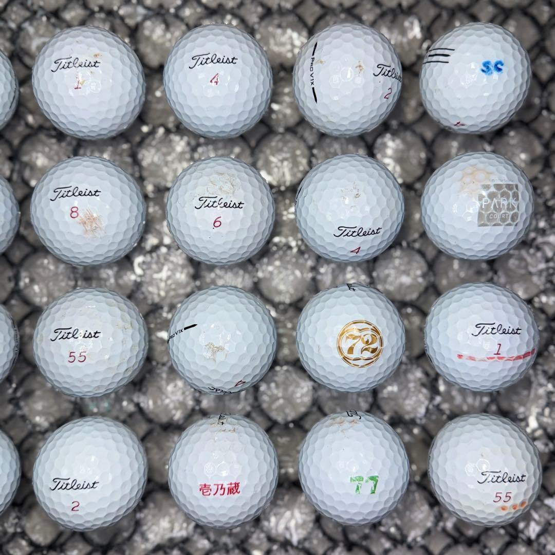ゴルフボール タイトリスト pro v1x 20球 Aランク 76 おまけ付き