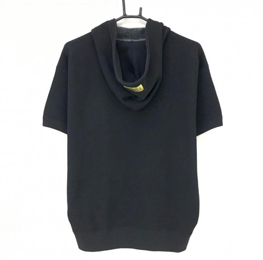 【美品】PING ピン　レディース 半袖 ニットパーカー LL ブラック