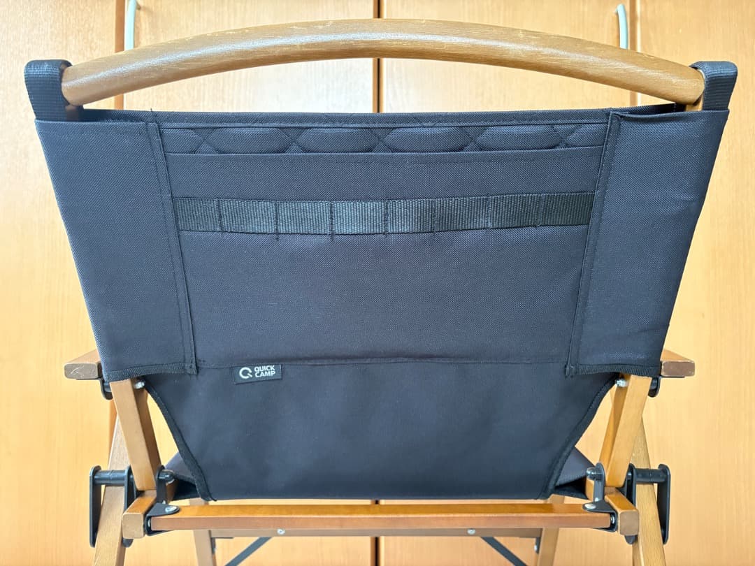 クイックキャンプ ウッドローチェア ブラック QC-WLC アウトドア折りたたみ