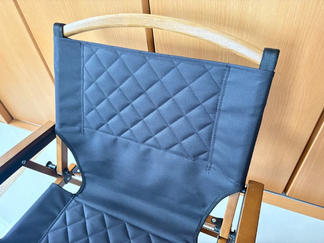 クイックキャンプ ウッドローチェア ブラック QC-WLC アウトドア折りたたみ