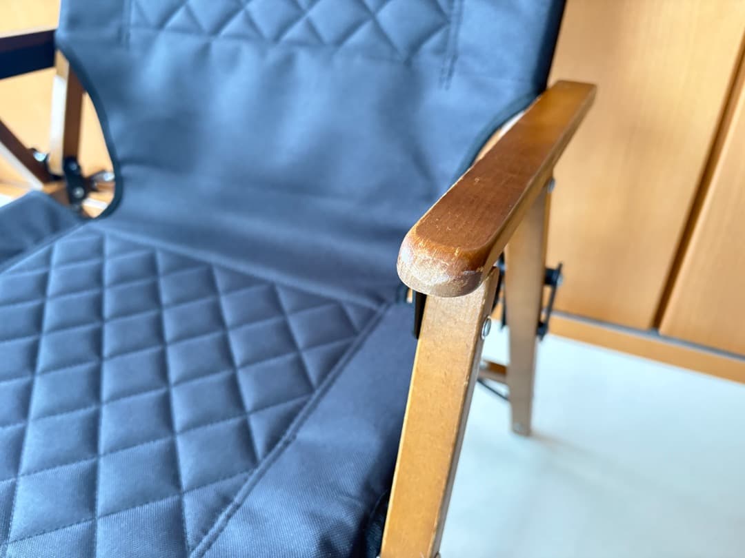 クイックキャンプ ウッドローチェア ブラック QC-WLC アウトドア折りたたみ