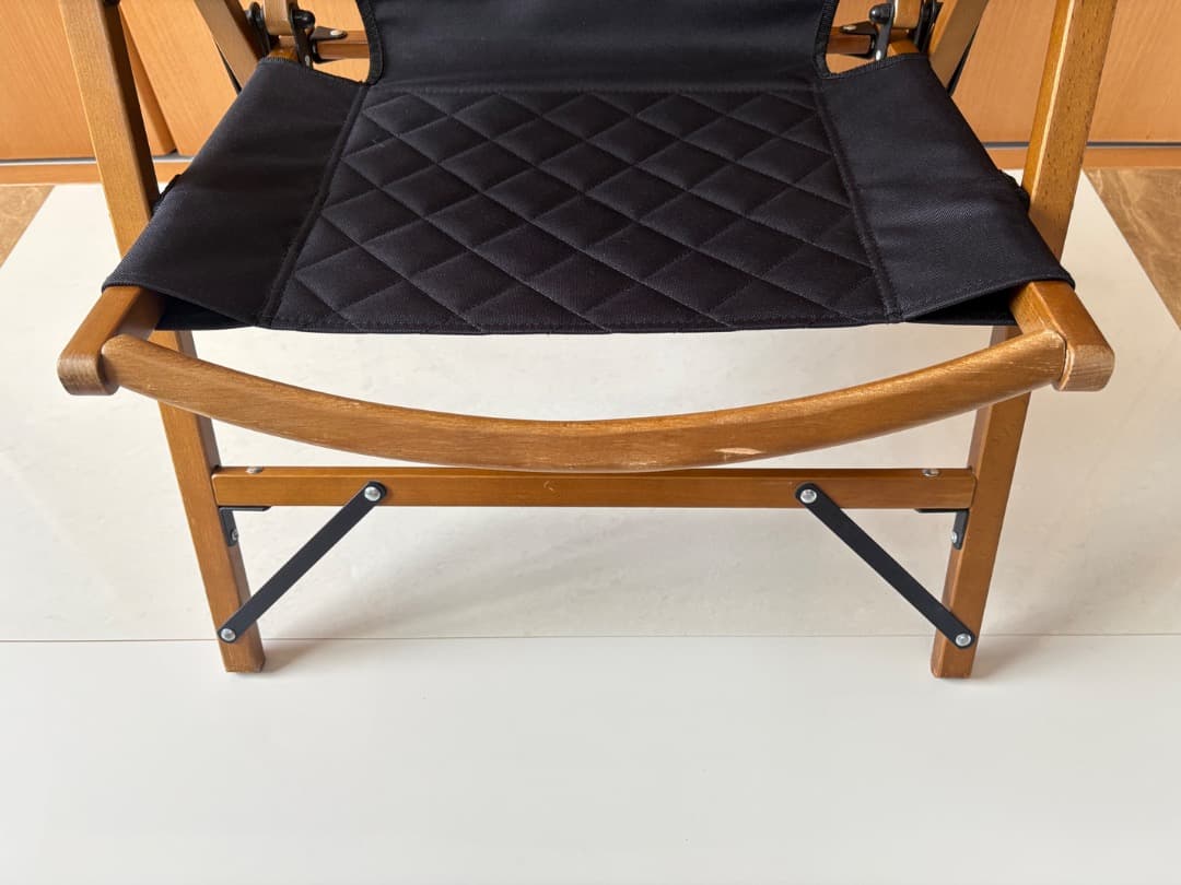 クイックキャンプ ウッドローチェア ブラック QC-WLC アウトドア折りたたみ