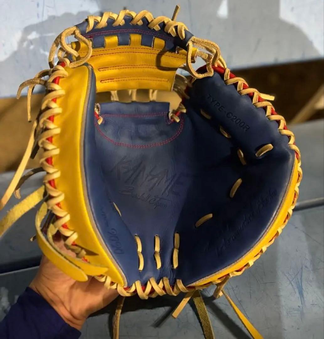 要ミット　軟式　3周年記念　キャッチャーミット